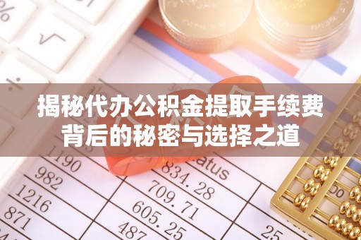 东明揭秘代办公积金提取手续费背后的秘密与选择之道