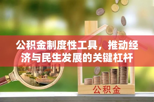 东明公积金制度性工具，推动经济与民生发展的关键杠杆